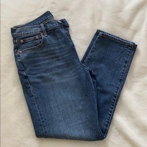 GAP high-rise girlfriend jeans